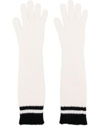 Alberta Ferretti - Long Cashmere-wool Gloves - Lyst