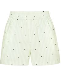 ROTATE BIRGER CHRISTENSEN - Gestreifte Shorts - Lyst