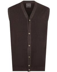 Fedeli - V-Neck Vest - Lyst