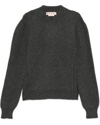 Marni - Logo-Patch V-Neck Sweater - Lyst