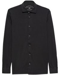 Fedeli - Plain Organic-Cotton Shirt - Lyst