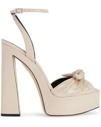 Giuseppe Zanotti - Gabriiela Leather Platform Sandals - Lyst