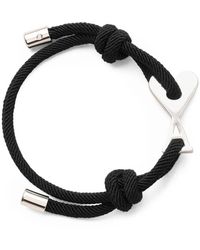 Ami Paris - Cord Brass Ami De Coeur Bracelet - Lyst