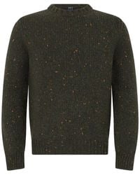 Fedeli - Flecked-Knit Crew-Neck Sweater - Lyst