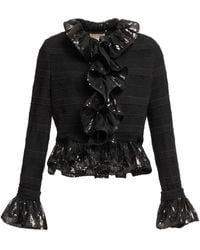 Elie Saab - Sequin-Embellishment Jacket - Lyst