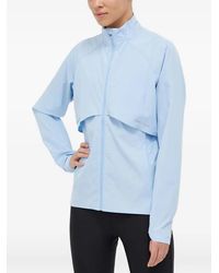 Casall - Zip-Up Layered Windbreaker Jacket - Lyst