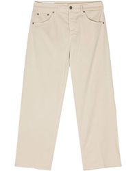 Dondup - Mid-Rise Straight-Leg Trousers - Lyst