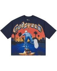 Godspeed - Graphic-Print Washed T-Shirt - Lyst
