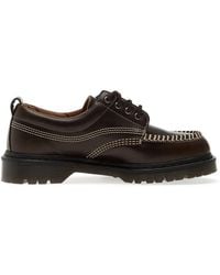 Dr. Martens - Lowell Whipstitch-Detail Calf Leather Derby Shoes - Lyst