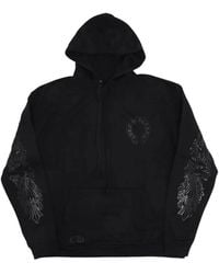 Chrome Hearts - Horseshoe Floral-Print Hoodie - Lyst