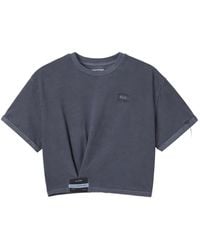Izzue - Rolled-Sleeve Twisted T-Shirt - Lyst