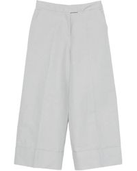 PT Torino - Pressed-Crease Cropped Trousers - Lyst