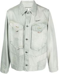 Objects IV Life - Logo-Embroidered Denim Jacket - Lyst