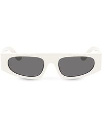 Dolce & Gabbana - Dg Crossed Rectangle-Frame Sunglasses - Lyst