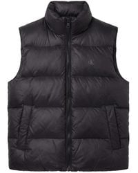 Calvin Klein - Quilted Logo-Print Gilet - Lyst