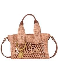 Chloé - Mini Summer Rafia Tote Bag - Lyst
