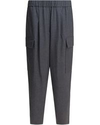 Semler - Elastic-Waist Cargo Trousers - Lyst