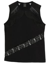 Pinko - Sleeveless Top With Lace Details - Lyst