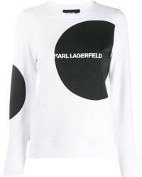 Sweatshirt mit Logo Weiß Sweatshirt mit Logo Weiß