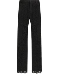 Dolce & Gabbana - Pantalones de encaje - Lyst