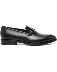 Ferragamo - Gancini Leather Loafers Black - Lyst