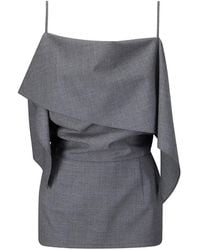 MM6 by Maison Margiela - Ruffled Top - Lyst
