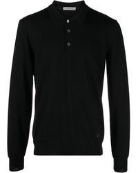 Corneliani - Virgin Wool Polo Sweater - Lyst