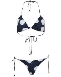 Jacquemus - Triangle Polka-Dot Triangle Bikini Set - Lyst