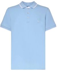 Fay - Short-Sleeve Polo Shirt - Lyst
