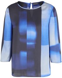 Emporio Armani - Blusa con diseño colour block - Lyst