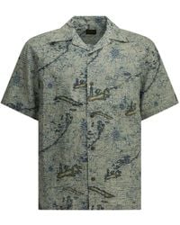 Kapital - Map-Print Short-Sleeve Shirt - Lyst