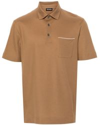 Zegna - Patch-pocket Polo Shirt - Lyst