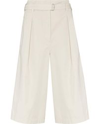 Lemaire - Wide-leg Knee-length Shorts - Lyst