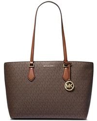 Michael Kors - Sheila モノグラム ハンドバッグ L - Lyst