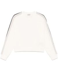 Moncler - Sudadera con ribete de punto - Lyst