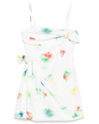MSGM - Cotton Mini Dress - Lyst