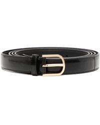Totême - Wrap Logo-engraved Leather Belt - Lyst