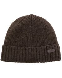Barbour - Carlton ロゴパッチ ビーニー - Lyst