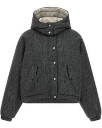 Brunello Cucinelli - Wool Down Jacket - Lyst