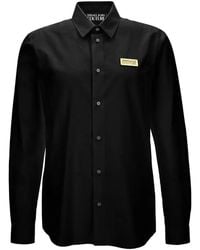 Versace Jeans Couture - Logo-Patch Shirt - Lyst