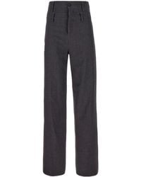 Ambush - High-Waisted Virgin-Wool Trousers - Lyst
