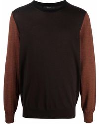 Billionaire - Colour-Blocked Wool Jumper - Lyst