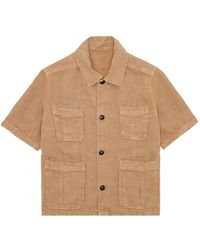 Fortela - Bohem Short-Sleeve Linen Shirt - Lyst