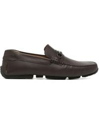 Bally - Double B Logo Plaque Loafers - Lyst