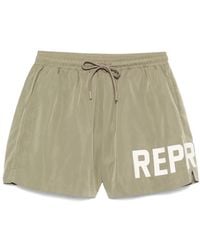 Represent - Short De Bain À Logo Imprimé - Lyst
