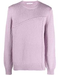 Helmut Lang - Seamed Knitted Jumper - Lyst