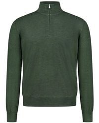 Gran Sasso - Quarter-Zip Wool Sweater - Lyst