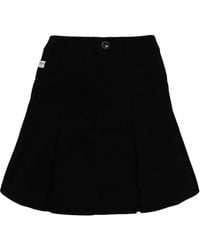 Chocoolate - Cotton Mini Skirt - Lyst