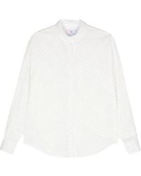 Chiara Ferragni - Rhinestone-Embellished Long-Sleeve Shirt - Lyst