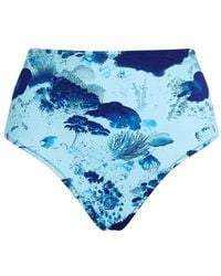 Vilebrequin - Printed High-Waisted Bikini Bottom - Lyst